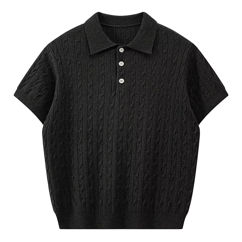 Alvéra luxurious retro polo shirt