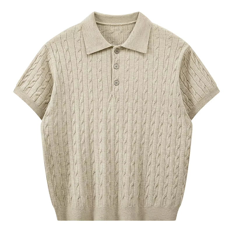Alvéra luxurious retro polo shirt