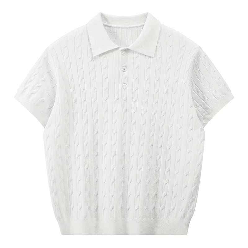 Alvéra luxurious retro polo shirt